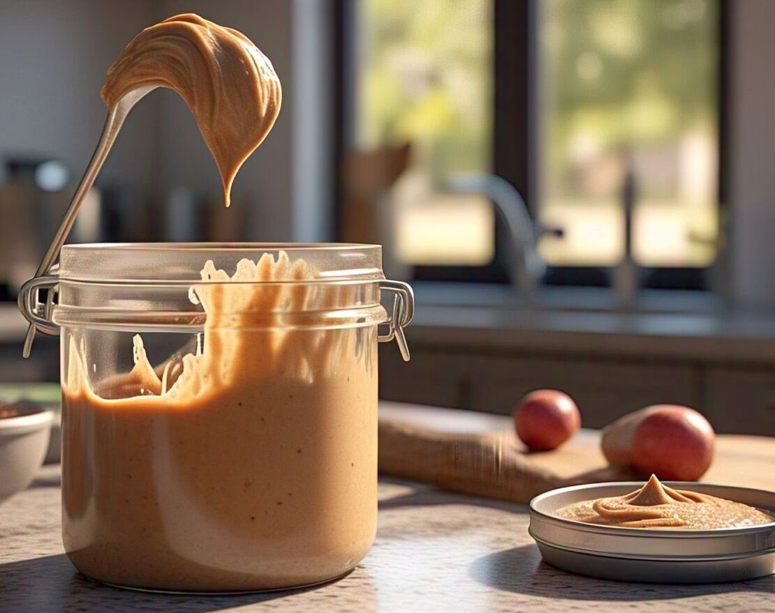 natural peanut butter with honey