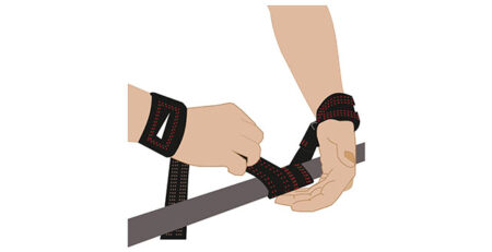 how to tie lifting straps