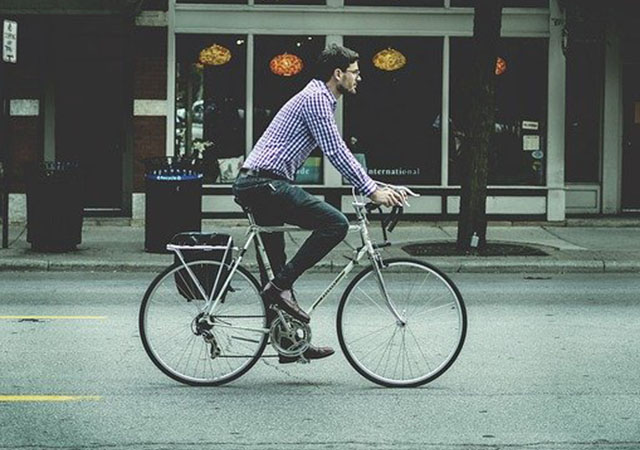 cycling for regular job