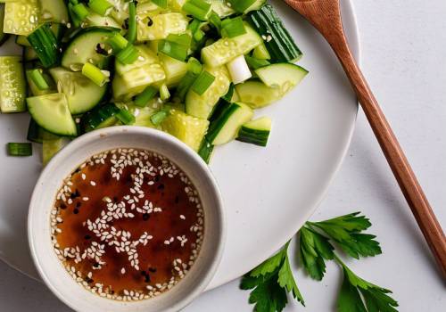 asian cucumber sesame salad