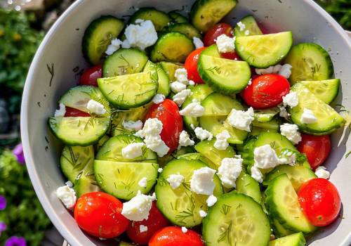 cucumber greek salad