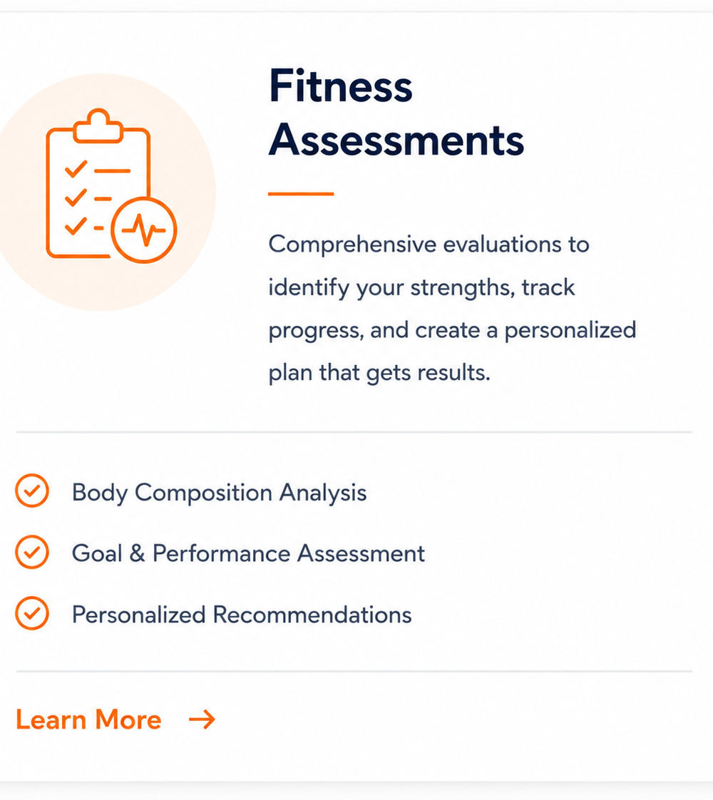 services fitness assessment